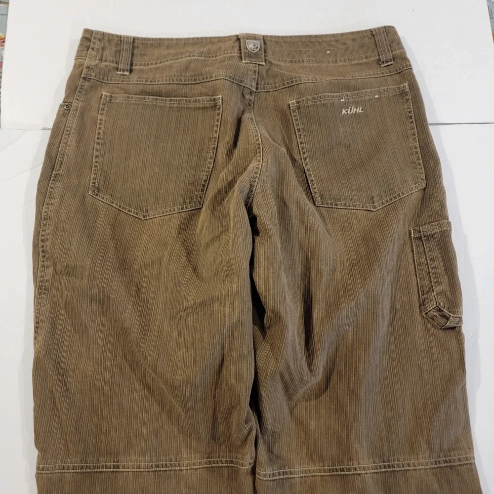 Kuhl Exile Kord Pants Men's 38x32 Brown Vintage Patina Dye Pants Outdoors Hiking - Picture 4 of 9
